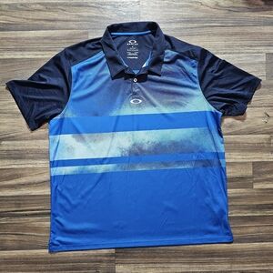 Oakley Hydrolix Men's Golf Polo, Size XXL Blue